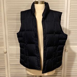 Lands End Navy Vest